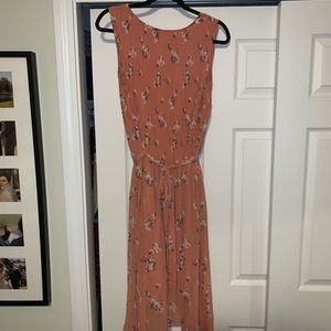 AVA & VIV Peach Floral Dress